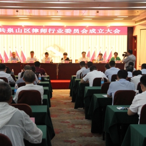 開啟律師行業(yè)黨建工作新征程泉山區(qū)律師行業(yè)黨委成立