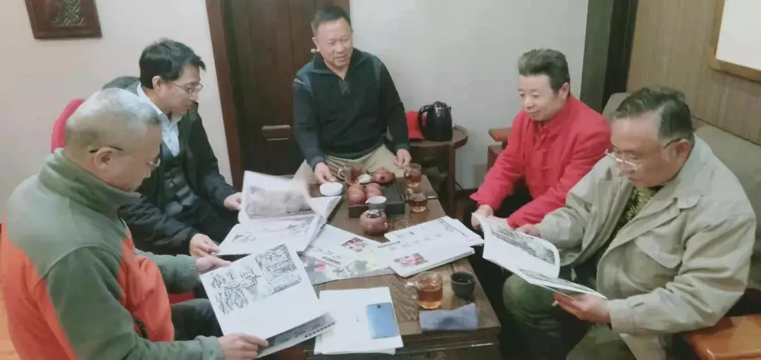 藝術(shù)百家舉行馬培童彭城焦墨畫鑒賞會
