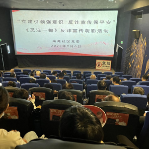 南苑社區(qū)黨委開展觀影活動